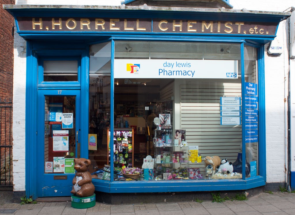 H Horrell, Chemist, High Street